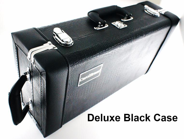 Black leather-liked hardshell case