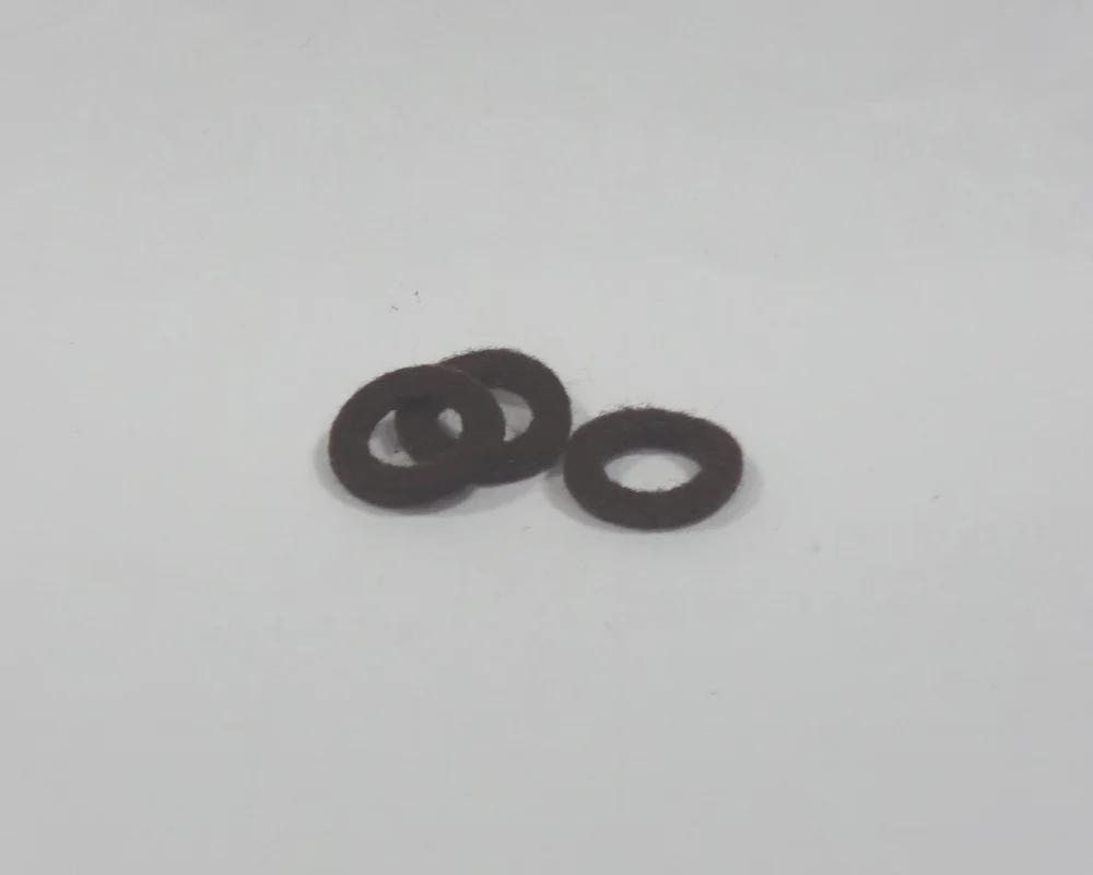 Top valve cap felt black (Package of 3)